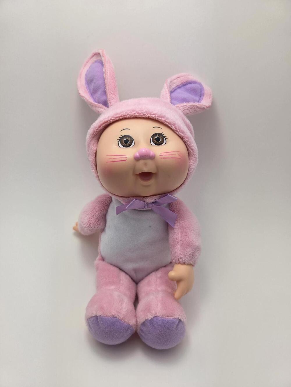 Cabbage Patch Kids Pink Easter Bunny Doll Vintage Collectible (8 inch)